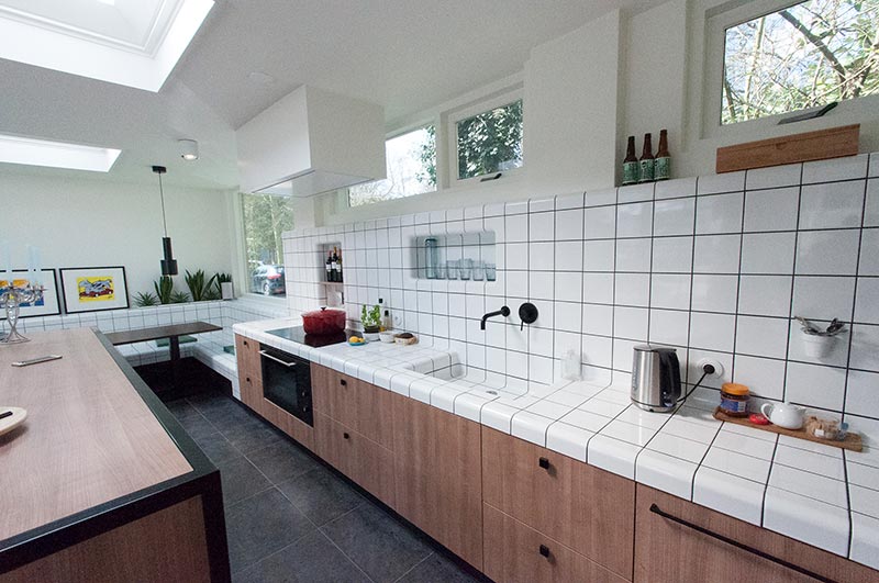 kitchendesign met 3d tegels
